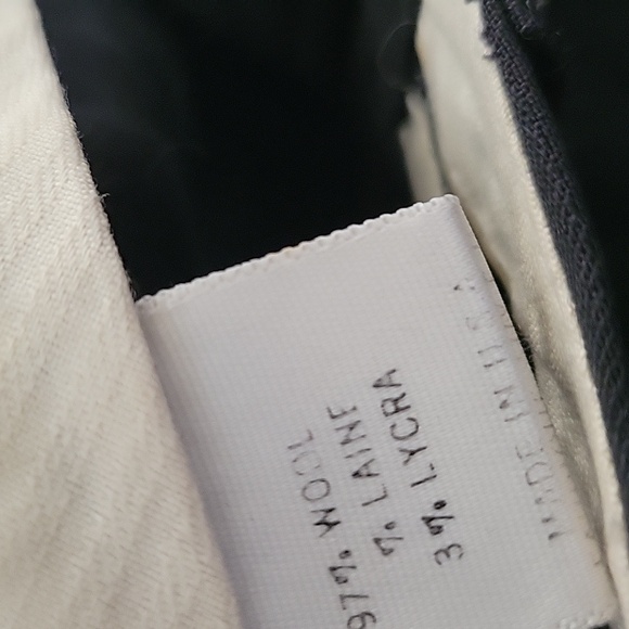 Theory Black Trim Wool  Pants Size 6 - Picture 5 of 7